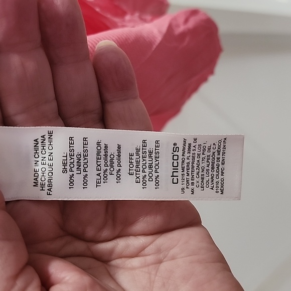 Chico's Scoopneck Knee-Length Dress siz Xl - Picture 6 of 6